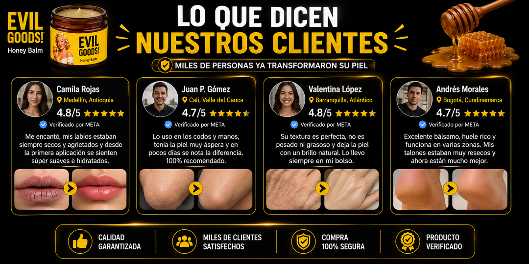 Clientes satisfechos con Evil Goods Honey Balm