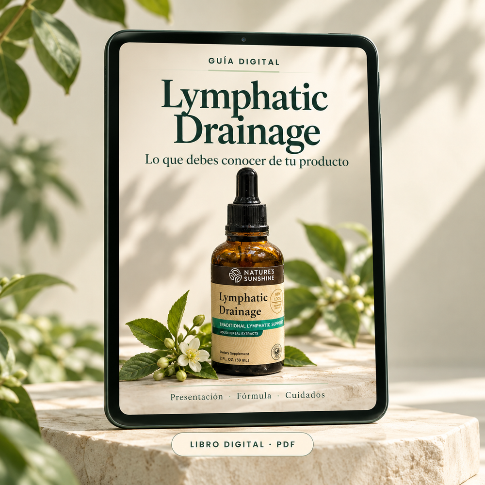 Guía digital de Lymphatic Drainage incluida de regalo