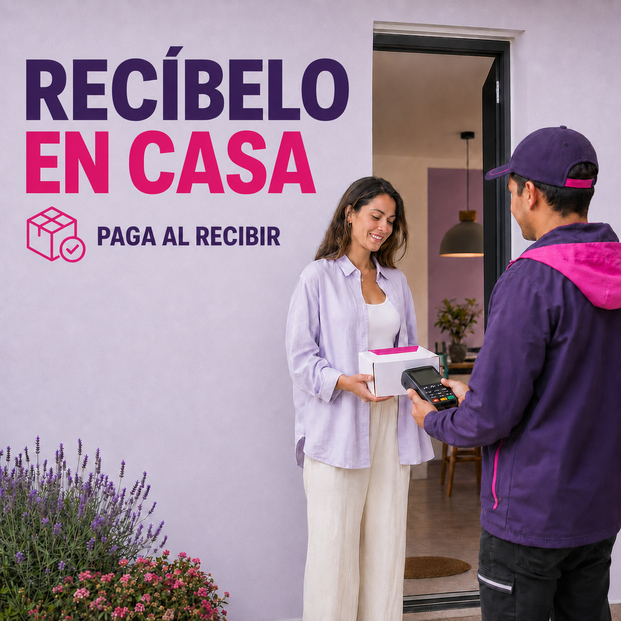 Recibe y paga en casa